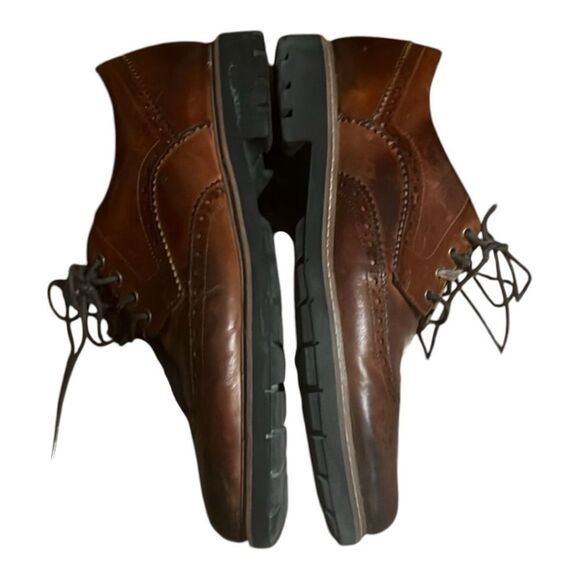 Clarks Wingtip Oxford – Brown Leather, Men’s Size 10.5 - Picture 5 of 7